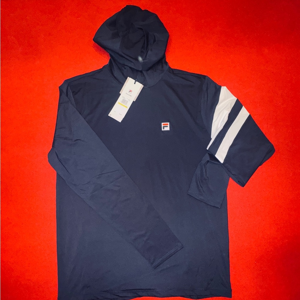 🎾 Fila Long Sleeve Tennis Hoodie – Men’s Medium | NWT | $30 🎾